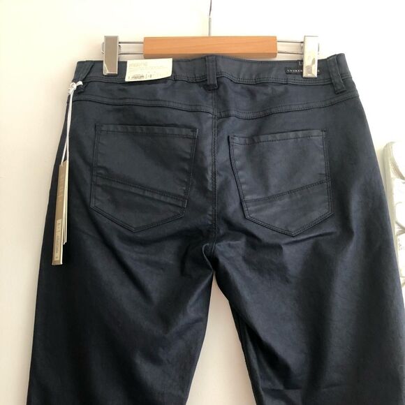 LC LAUREN CONRAD Mid-Rise Metallic Coated Denim Jeggings - Picture 6 of 8